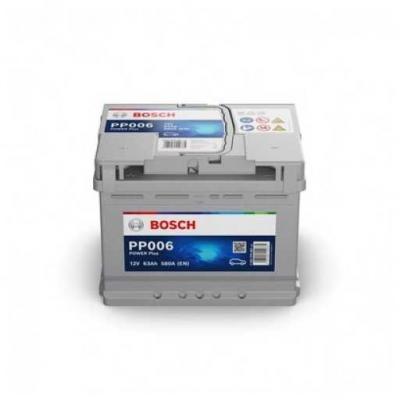 Bosch Power Plus Line PP006 0092PP0060 indítóakkumulátor, 12V 63Ah 580A B+ EU, magas