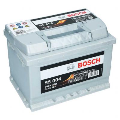 Bosch Silver S5 004 0092S50040 akkumulátor, 12V 61Ah 600A J+ EU, alacsony
