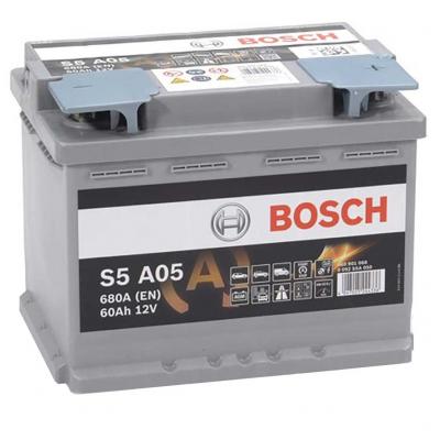 Bosch Silver AGM S5A05 0092S5A050 Indító akkumulátor, 12V 60Ah 680A J+ EU, magas