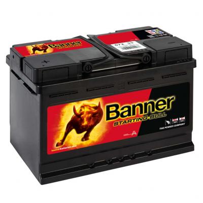 57233 Banner Starting Bull  akkumulátor, 12V 72Ah 650A B+, EU, magas árak, vásárlás