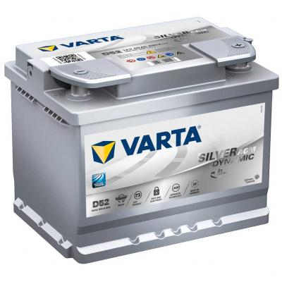 Varta Silver Dynamic AGM D52 560901068D852 akkumulátor, 12V 60Ah 680A J+ EU, magas
