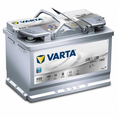 Varta Silver Dynamic AGM E39 570901076D852 akkumulátor, 12V 70Ah 760A J+ EU, magas