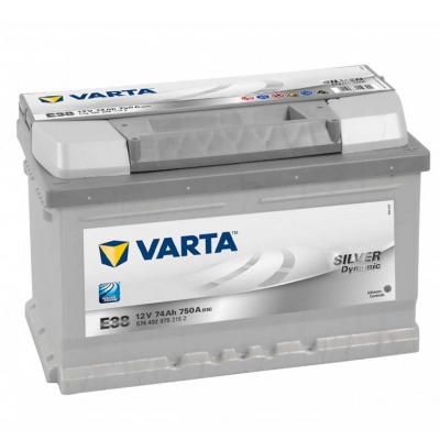 Varta Silver Dynamic E38 5744020753162 akkumulátor, 12V 74Ah 750A J+ EU, alacsony