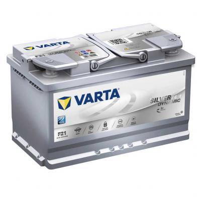 Varta Silver Dynamic AGM F21 580901080D852 akkumulátor, 12V 80Ah  800A J+ EU, magas