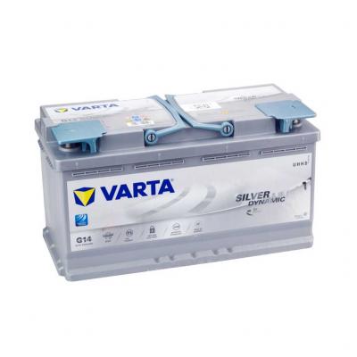 Varta Silver Dynamic AGM G14 595901085D852 akkumulátor, 12V 95Ah 850A J+ EU, magas
