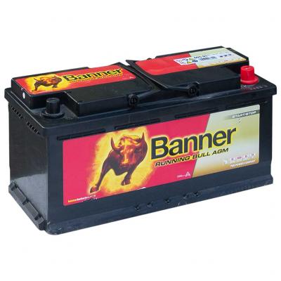 Banner Running Bull AGM 60501 016605010101 akkumulátor, 12V 105Ah 950A J+, magas