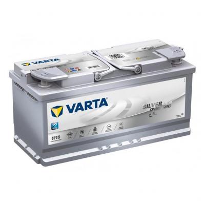 Varta Silver Dynamic AGM 605901095D852 akkumulátor, 105Ah 950A J+ EU, magas
