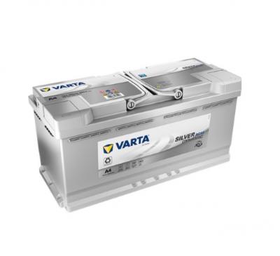 Varta Silver Dynamic AGM A4 605901095J382 akkumulátor, 105Ah 950A J+ EU, magas árak, vásárlás