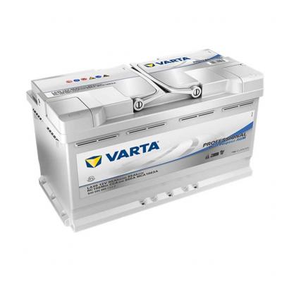 Varta Professional Dual Purpose AGM LA95 840095085C542 munka akkumulátor, 12V 95Ah 850A J+ EU, magas
