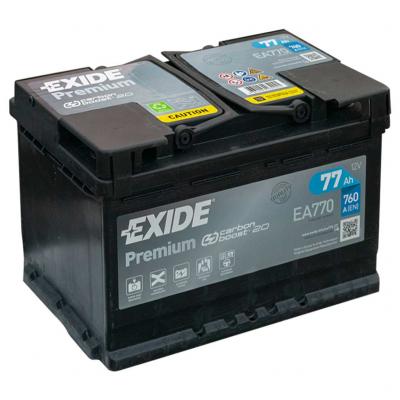 Exide Premium EA770 akkumulátor, 12V 77Ah 760A J+ EU, magas árak, vásárlás