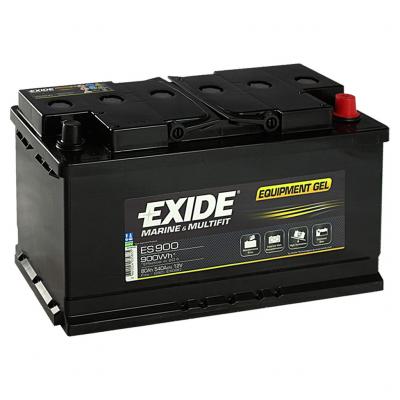 Exide Equipment Marine GEL ES900 akkumulátor, 12V 80Ah 540A J+ EU, magas