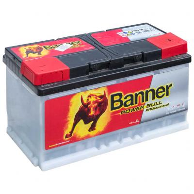 Banner Power Bull Professional P10040 013600400101 akkumulátor, 12V 100AH 820A J+ EU, magas