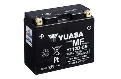 Yuasa YT12B-BS VRLA AGM  motorakkumulátor, 12V 10,5Ah 210A B+ árak, vásárlás