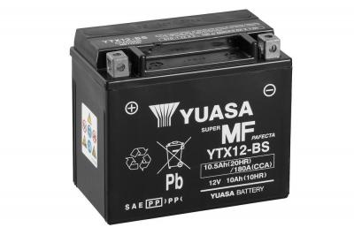 Yuasa YTX12-BS VRLA AGM  motorakkumulátor, 12V 10,5Ah 180A B+ árak, vásárlás