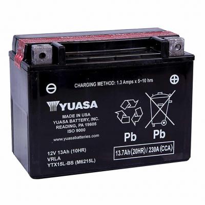 Yuasa AGM YTX15L-BS motorkerékpár akkumulátor, 12V 13,7Ah 230A J+ árak, vásárlás