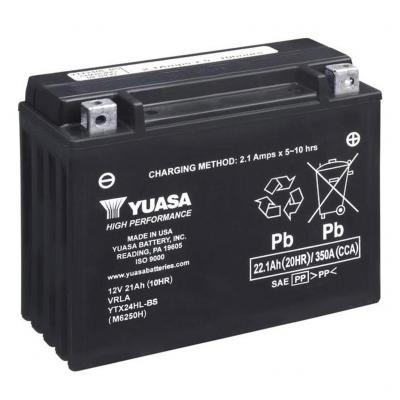 Yuasa AGM YTX24HL-BS motorkerékpár akkumulátor, 12V 22,1Ah 350A J+ árak, vásárlás